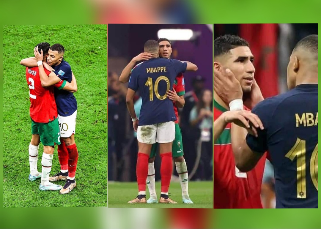 صورة من المونديال: حكيمي ومبابي.. أصدقاء أولا وأخيرا